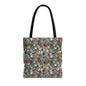 Chic Patterned Tote Bag, Eco-Friendly Shopping Tote, Colorful Beach Bag, Stylish Everyday Carryall, Unique Gift Idea