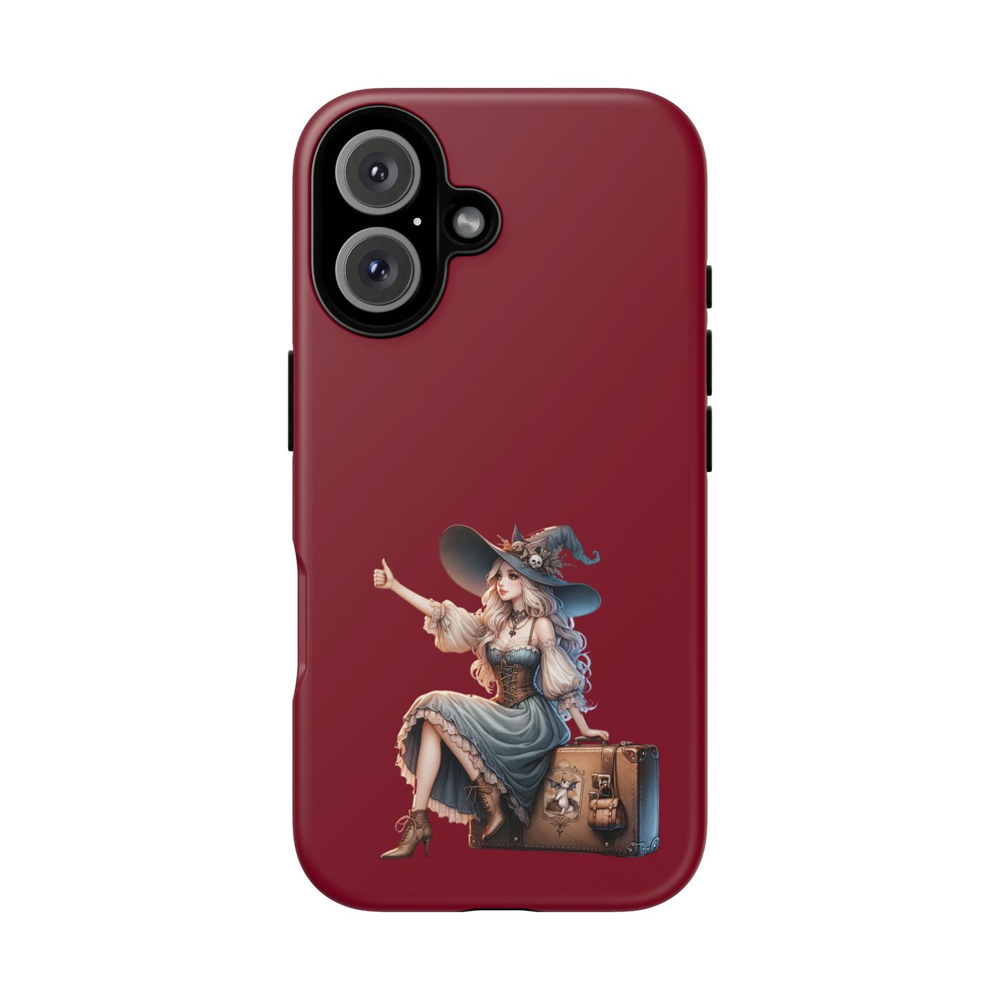 Witchy Phone Case - Magical, Durable - Halloween Gift, Cosplay Accessory, Cute Witch Design