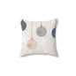 Christmas Ornament Pillow, Holiday Decor, Cozy Home Accents, Winter Decorations, Festive Cushion