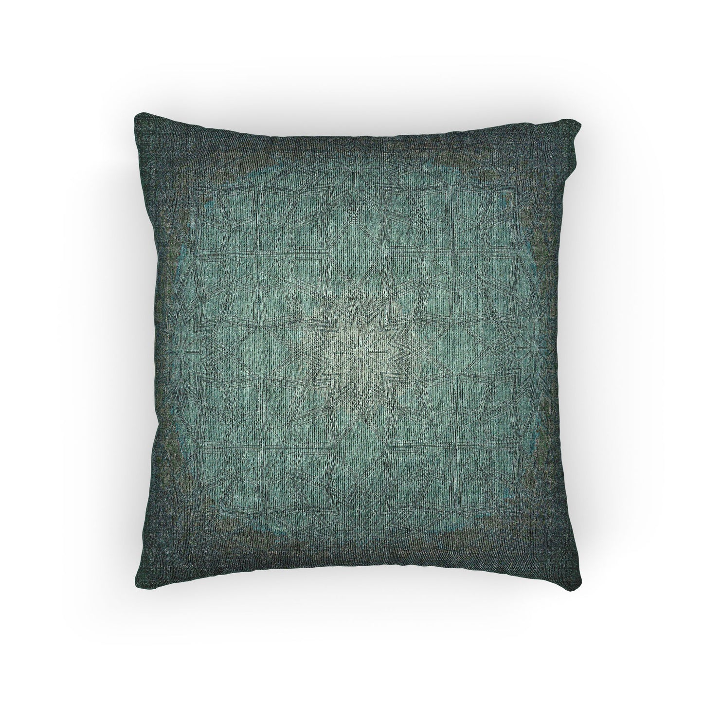 Bohemian Woven Pillow - Mid-Century Modern Decor, Cozy Throw Cushion, Unique Home Accent, Boho Pillow, Stylish Gift for All Occasions