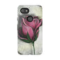 Rose Phone Case – Tough Cases, Floral Phone Cover, Gift for Her, Minimalist Design, Nature Lover's Accessory, Birthday Gift Idea