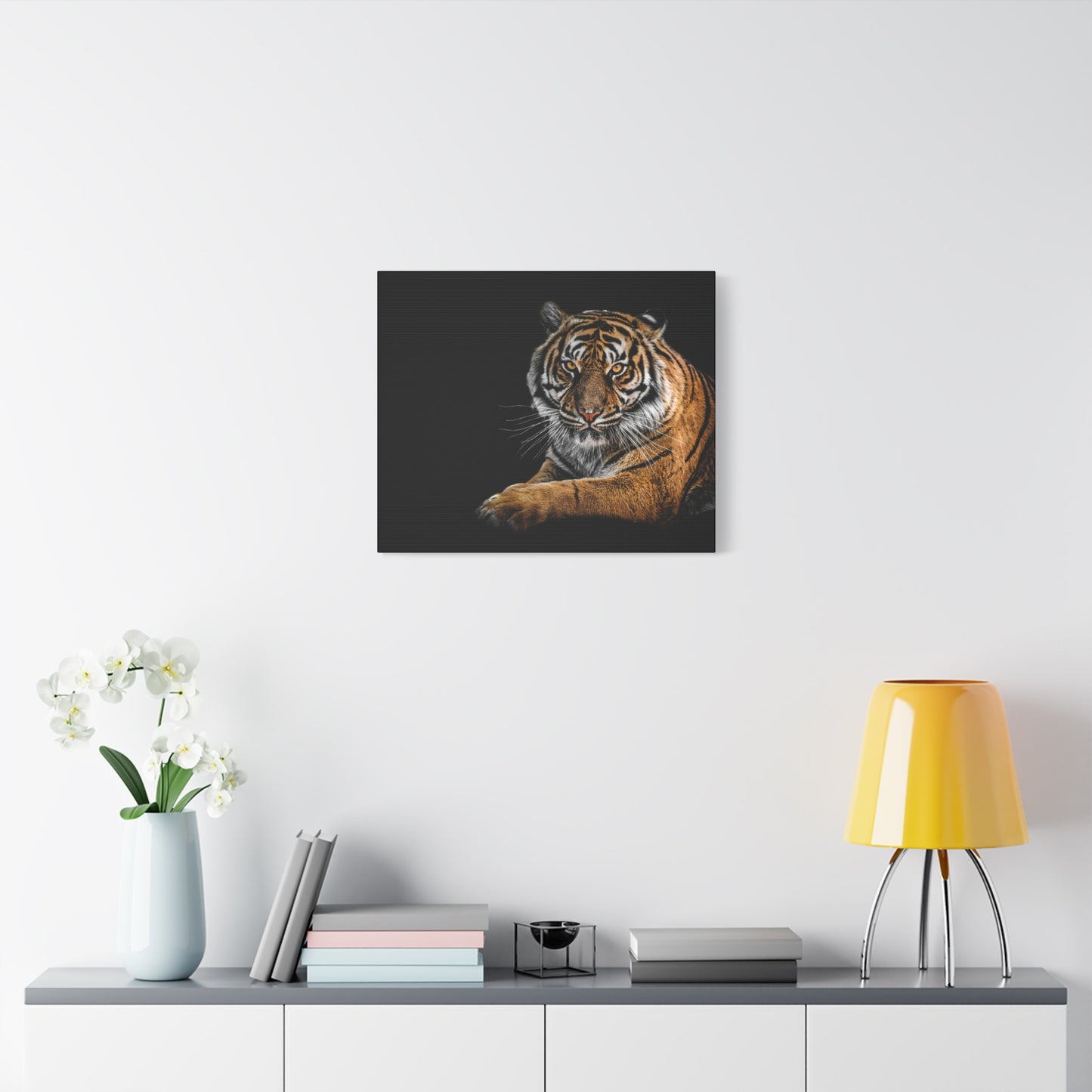 Majestic Tiger Canvas Art, Perfect for Animal Lovers, Home Decor, Gift for Wildlife Enthusiasts, Modern Wall Art, 1.25" Depth