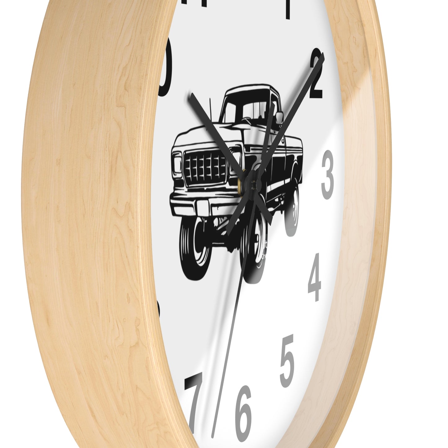 Classic Pickup Truck Wall Clock | Automotive Decor, Gift for Car Lovers, Rustic Home Accent, Garage Wall Art, Unique Timepiece