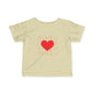Infant Tee – Red Heart Confetti Baby Shirt