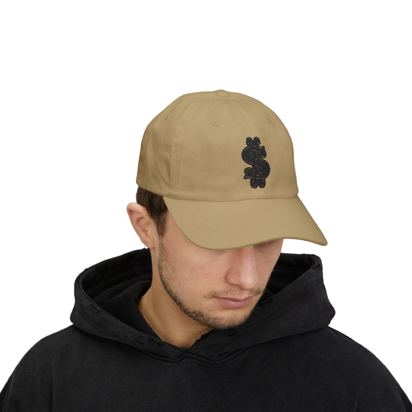 Classic Dad Cap with Dollar Sign Embroidery, Trendy Cap for Fathers, Gift for Dads, Casual Summer Hat, Unique Dad Gift, Streetwear Accessory