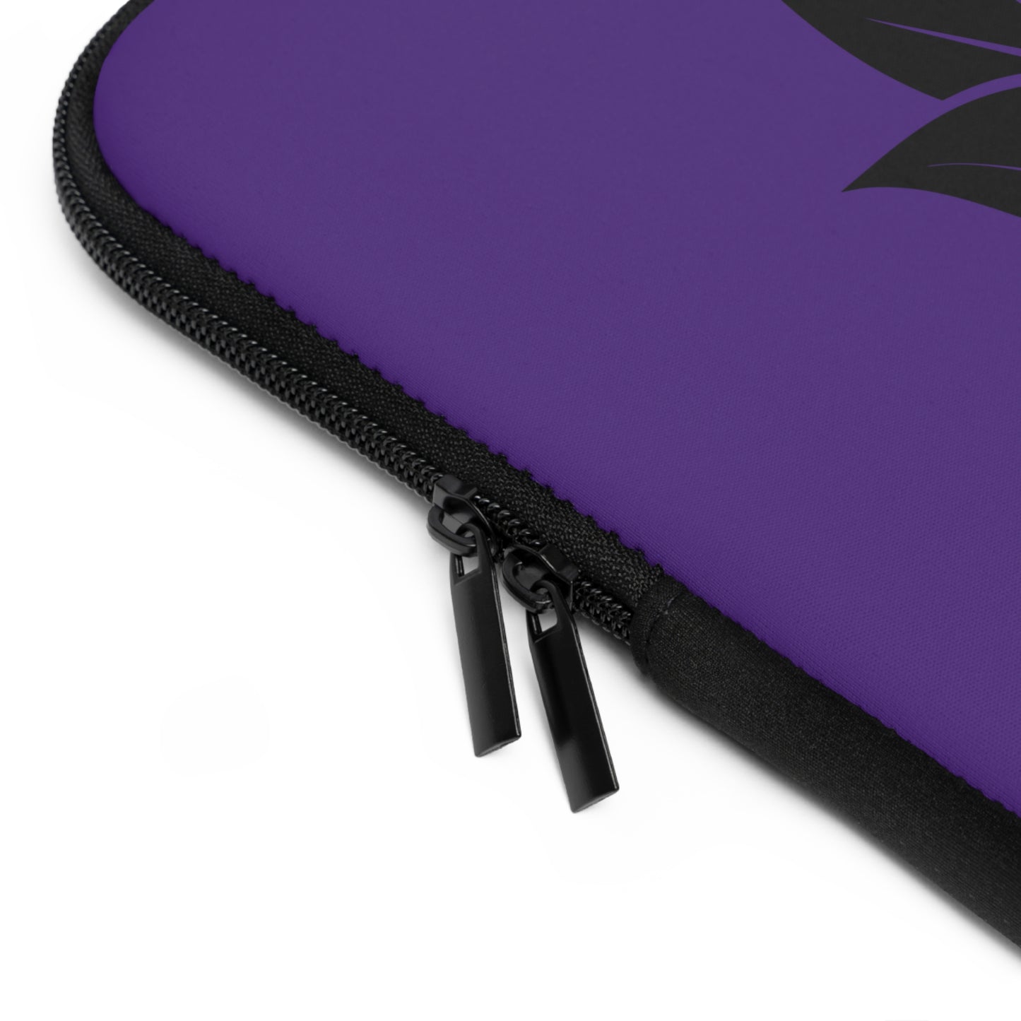 Inspirational Buddha Laptop Sleeve, Zen Tech Case, Yoga Gift, Student Supplies, Meditation Decor, Purple Lotus Design