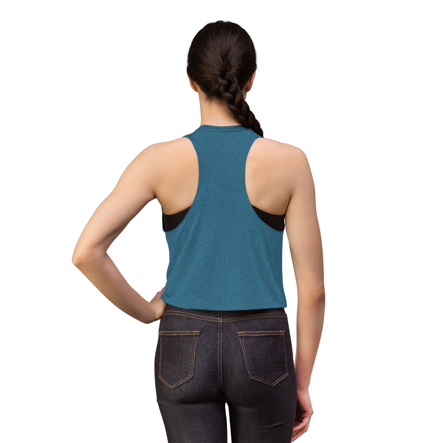 Women's Crop Top — 'Please Hold, Sarcasm Loading' Retro Pin-Up Tank