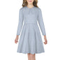 Girl's Long Sleeved Dress(All-Over Printing)