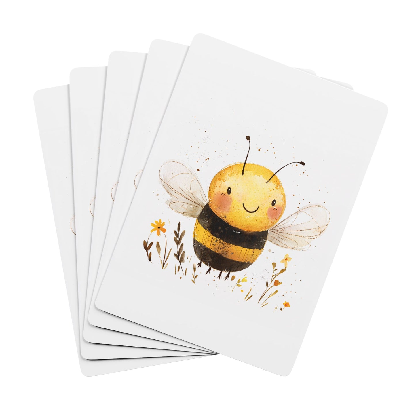 Whimsical Poker Playing Cards, Unique Card Games, Bee & Ace of Spades Designs, Great Gift for Poker Lovers, Fun Game Night Essentials