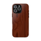 Wood Grain Phone Case, Stylish Tough Cases, Nature-Inspired Protective Cover, Unique Gifts for Him and Her, Eco-Friendly Tech Accessory
