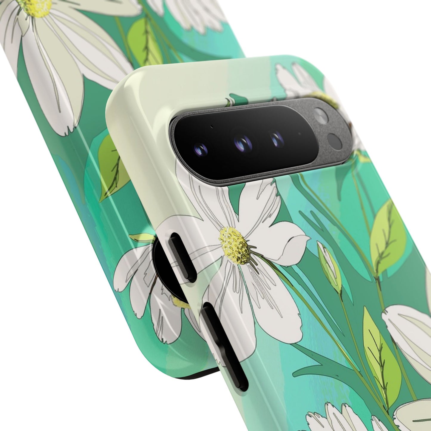 Floral Phone Case, Tough Cases, Flower Design, Nature Inspired, Eco-Friendly Cover, Unique Gift for Her, Spring Accessories