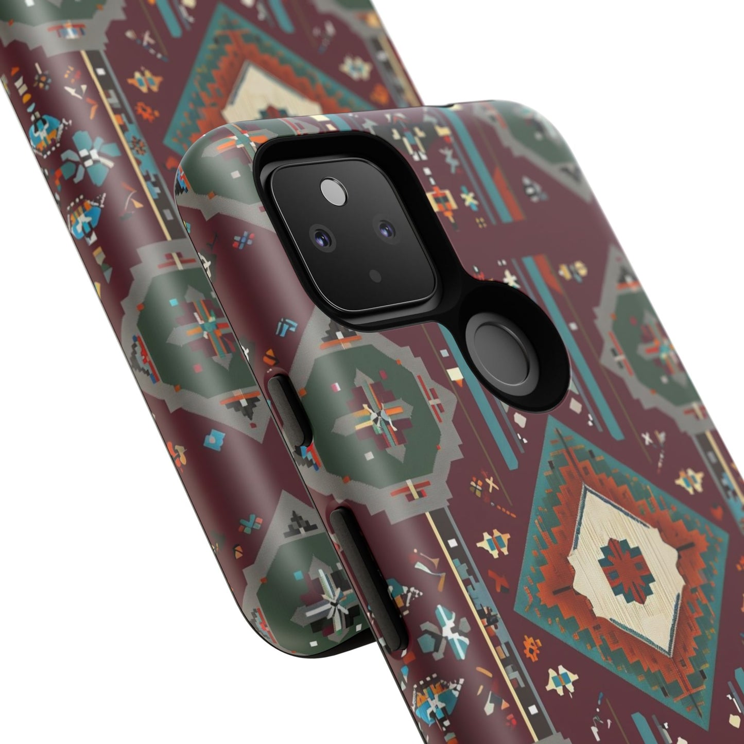 Tribal Pattern Phone Case - Boho Chic, Tough Durable Cover, Stylish Tech Accessory, Gift for Him/Her, Festival Essentials