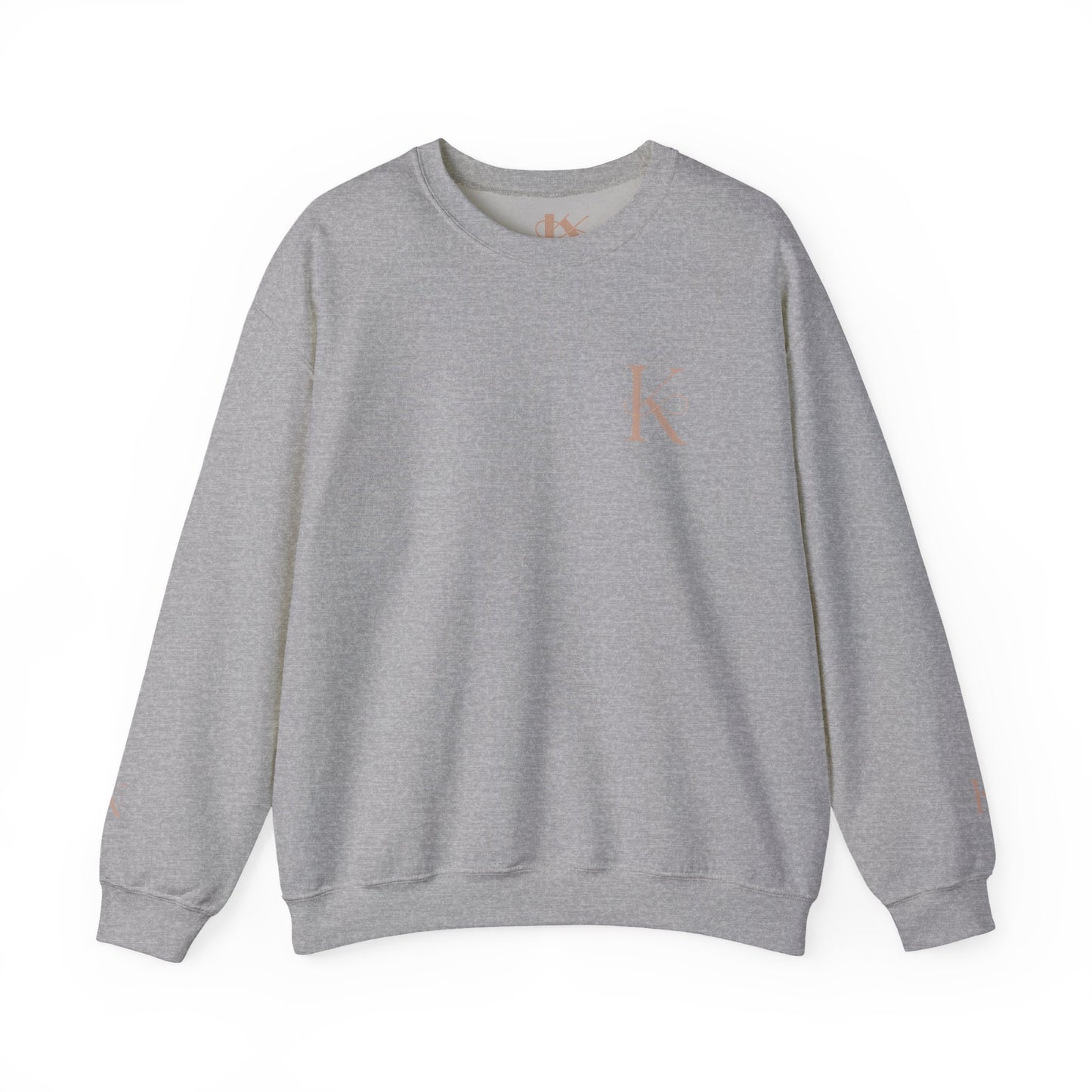 Minimalist Unisex Crewneck Sweatshirt with Initial Charm, Comfortable Lounge Wear, Gift for Him or Her, Casual Style, Everyday Essential