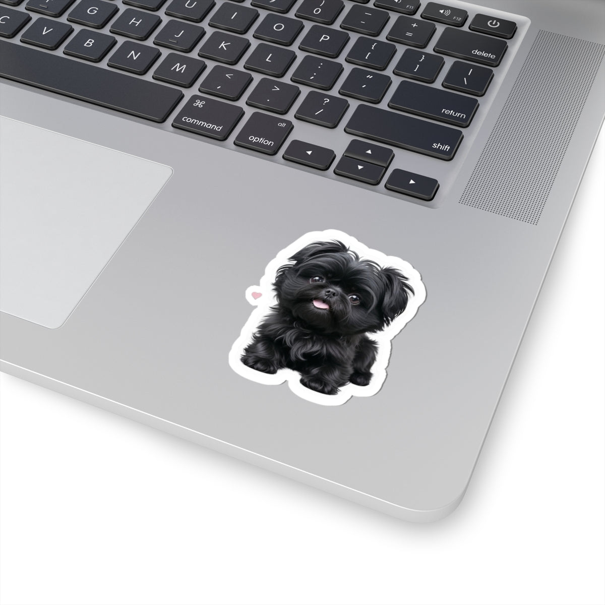 Cute Black Dog Kiss-Cut Stickers for Pet Lovers