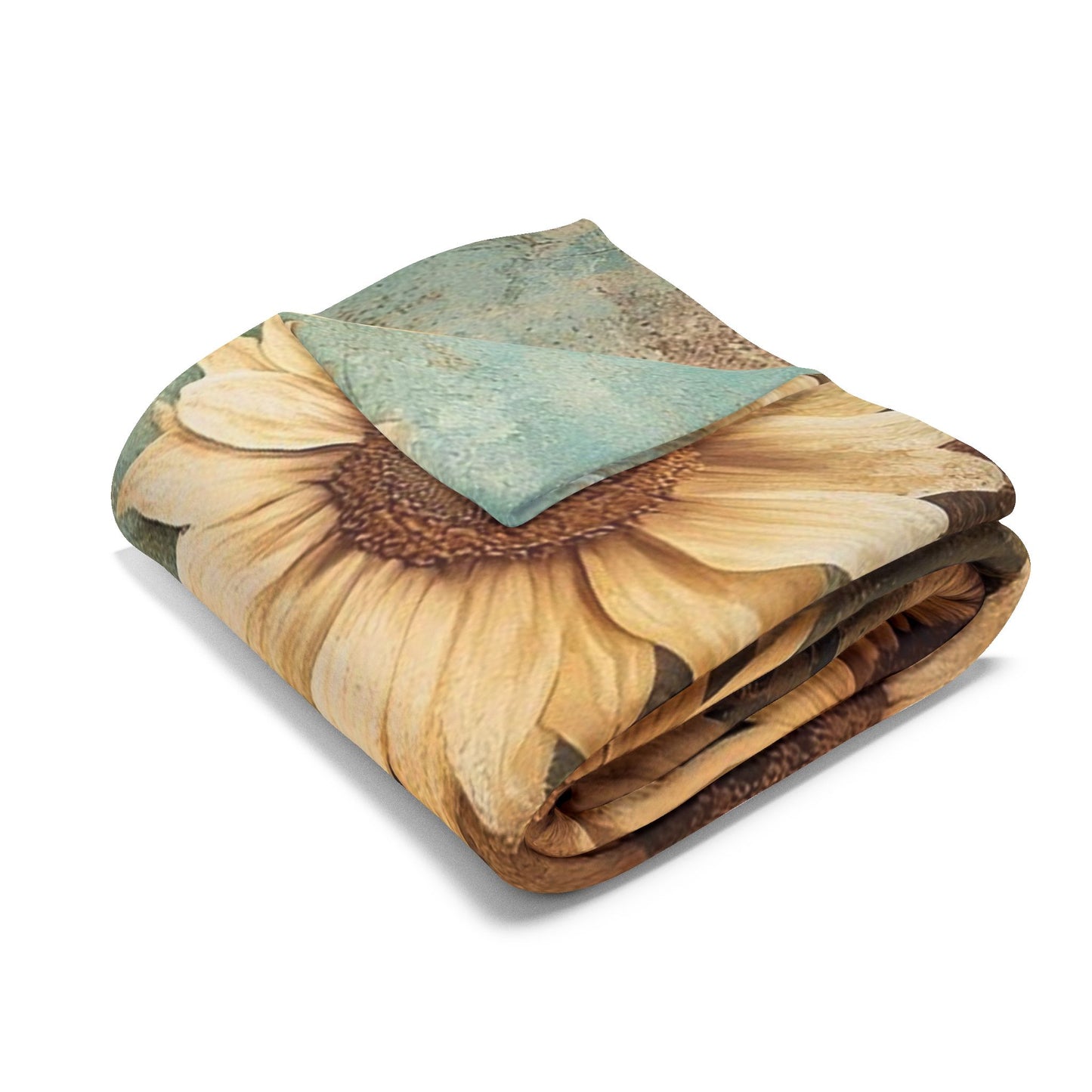 Sunflower Arctic Fleece Blanket, Cozy Throw, Soft Home Decor, Floral Blanket, Perfect for Gifts, Picnic, and Relaxation