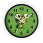 Whimsical Frog Wall Clock – Fun Home Decor, Office Accessories, Unique Gift for Kids, Animal-Themed Decoration, Quirky Timepiece