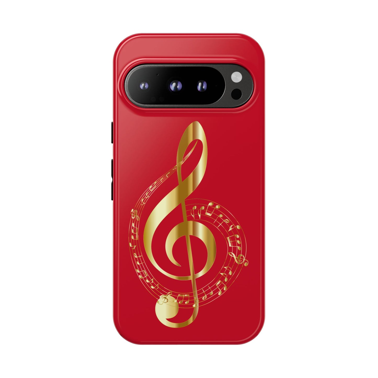 Tough Cases - Red Musical Note