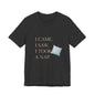 I Came, I Saw, I Took a Nap T‑Shirt — Cute Minimal Pillow Graphic Tee