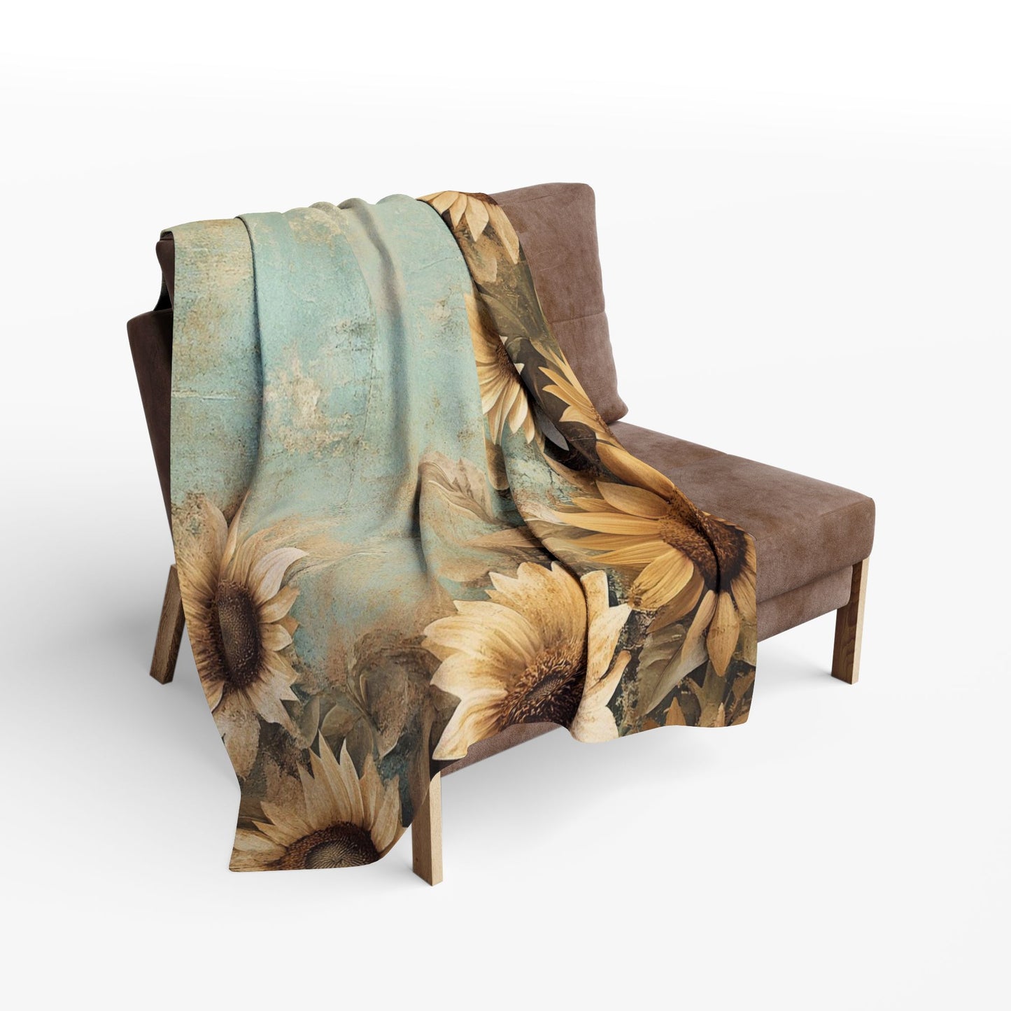 Sunflower Arctic Fleece Blanket, Cozy Throw, Soft Home Decor, Floral Blanket, Perfect for Gifts, Picnic, and Relaxation