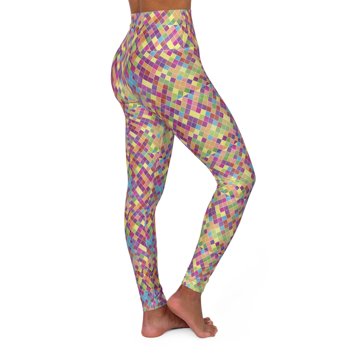 Colorful High Waisted Yoga Leggings V13