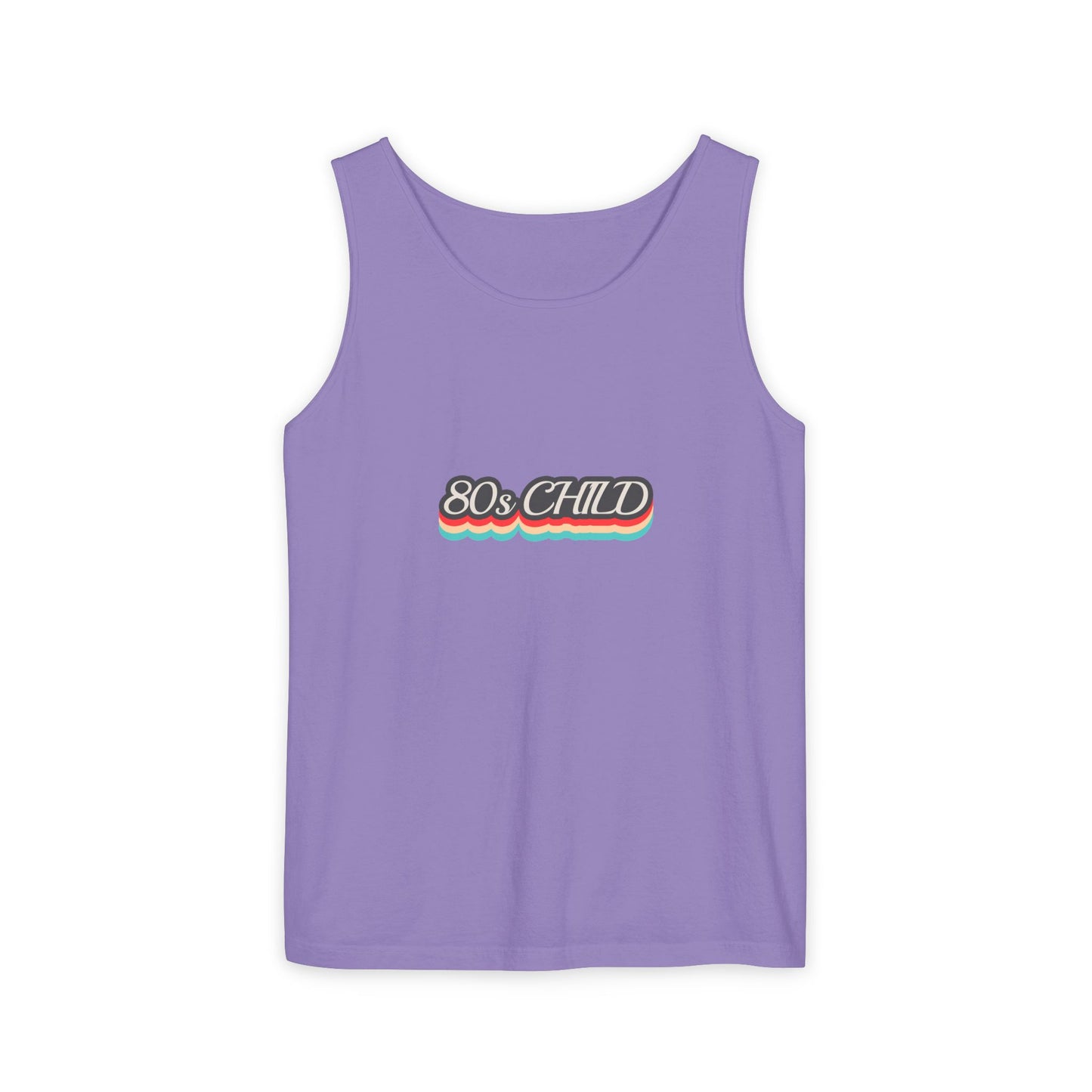 80s Child Unisex Tank Top | Retro Summer Wear, Vintage Style Shirt, Gift for 80s Lovers, Bohemian Fashion, Nostalgic Apparel