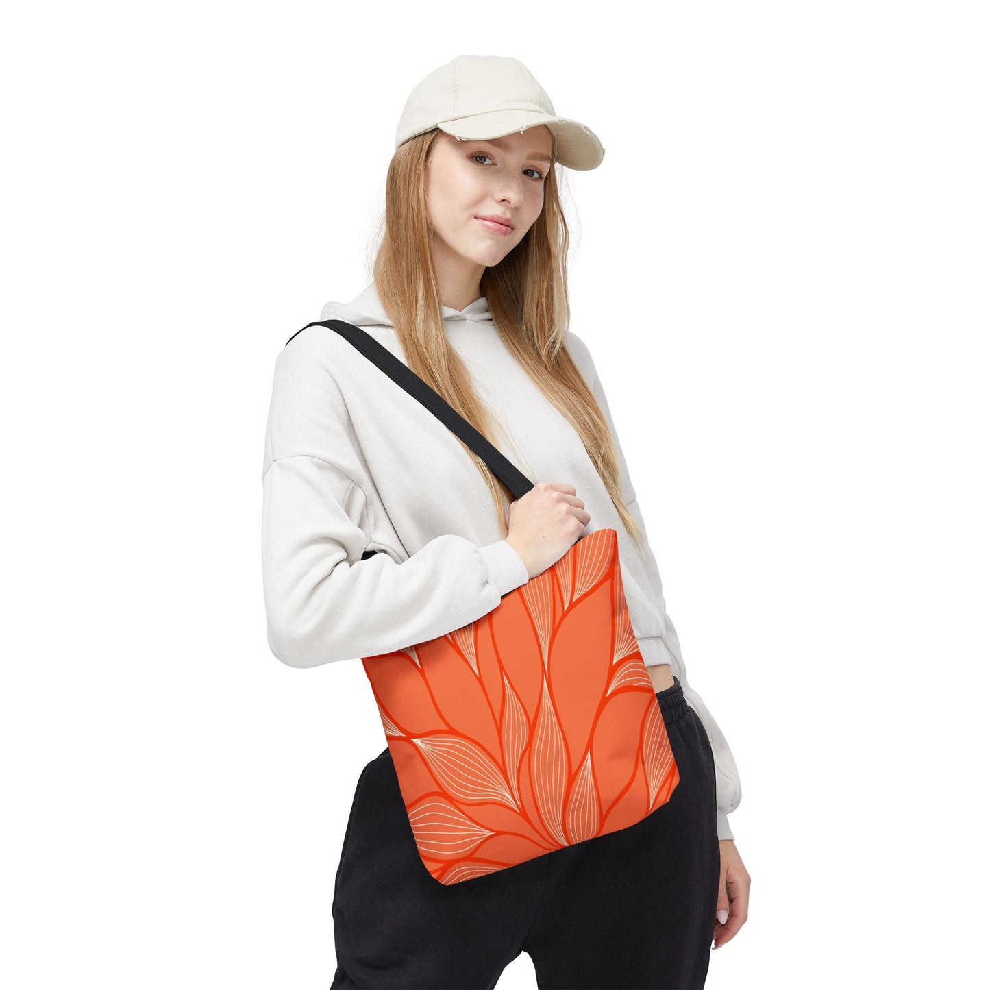 Vibrant Leafy Tote Bag, Stylish Grocery Bag, Eco-Friendly Shopping Tote, Floral Summer Tote, Gift for Plant Lovers