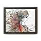 Matte Canvas, Framed (Multi-color) - Girl Whispers
