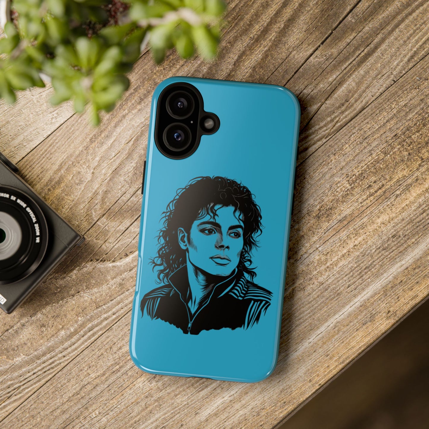 Michael Jackson Phone Case - Tough Cases, Pop Music Gifts, Retro Art, Unique Phone Accessories, Vintage Design
