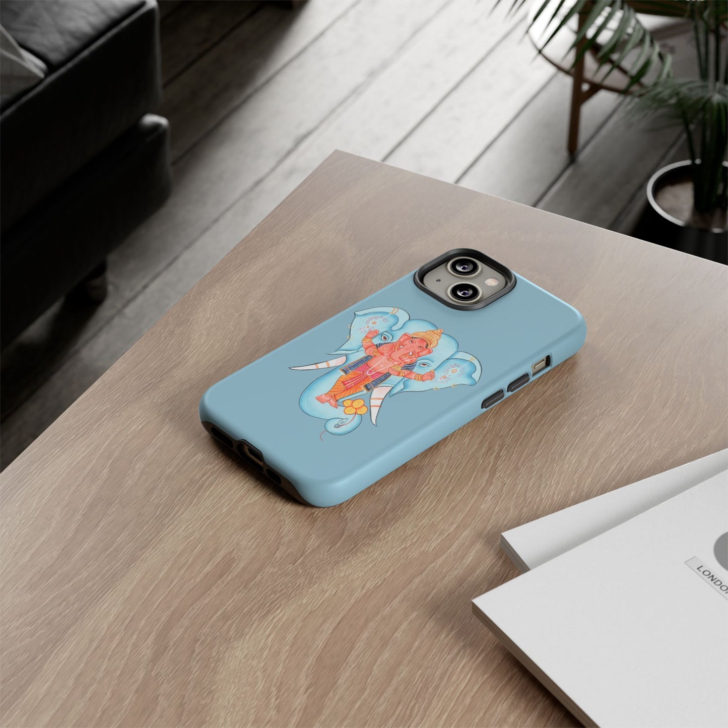 Tough Cases: Ganesh-Inspired Phone Case, Bohemian Phone Cover, Hindu Art Accessory, Festival Gift, Protective Phone Shell