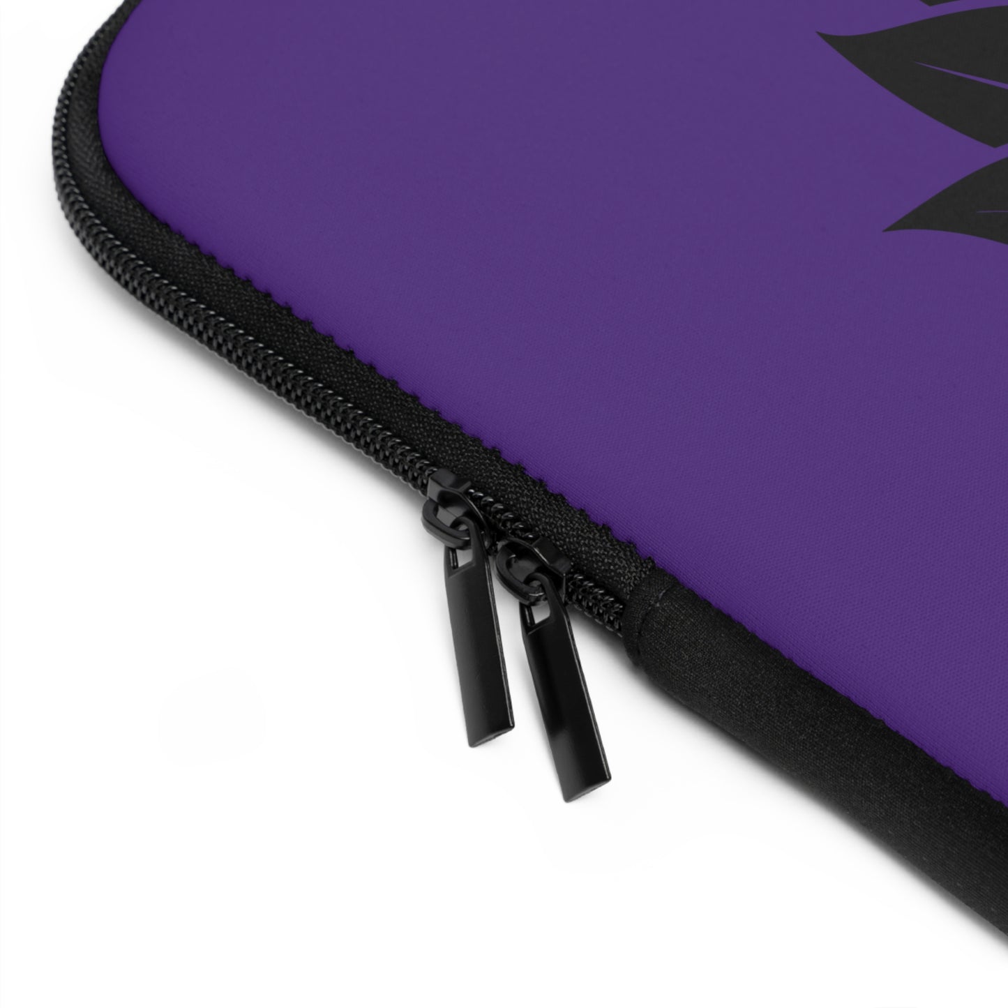 Inspirational Buddha Laptop Sleeve, Zen Tech Case, Yoga Gift, Student Supplies, Meditation Decor, Purple Lotus Design
