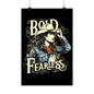 Bold & Fearless Cowboy Woman Poster — Matte Vertical Wall Art