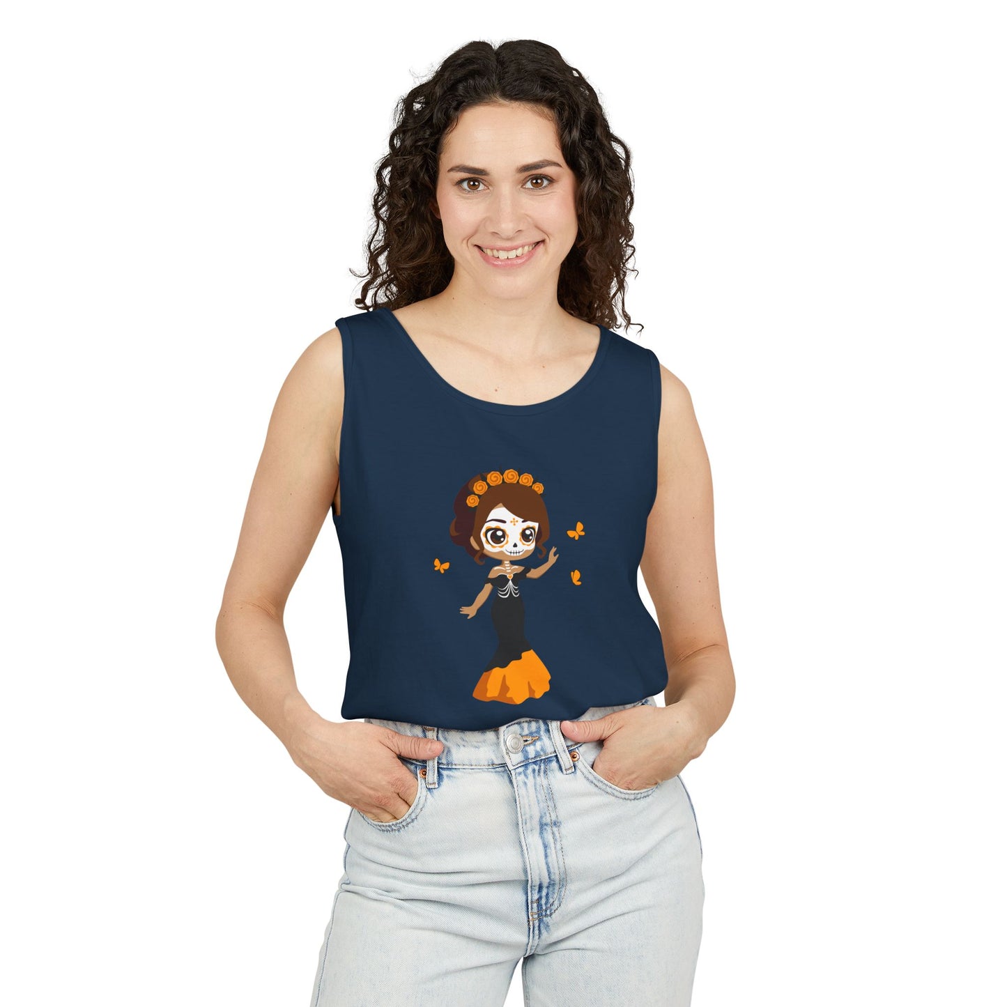 Celebrate Life Tank Top, Unisex , Day of the Dead