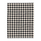 Stylish Houndstooth Arctic Fleece Blanket, Cozy Throw, Home Decor, Gift for Her, Wedding Gift, Winter Comfort