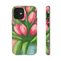 Floral Phone Case with Vibrant Tulips - Tough Cases for Garden Lovers, Spring Gifts, Nature Enthusiasts, Unique Gadget Accessories, [...]