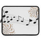 Musical Notes Laptop Sleeve | Perfect Gift for Music Lovers, Stylish Tech Accessory, Holiday Gift, Decor for Home Office, Music-Themed