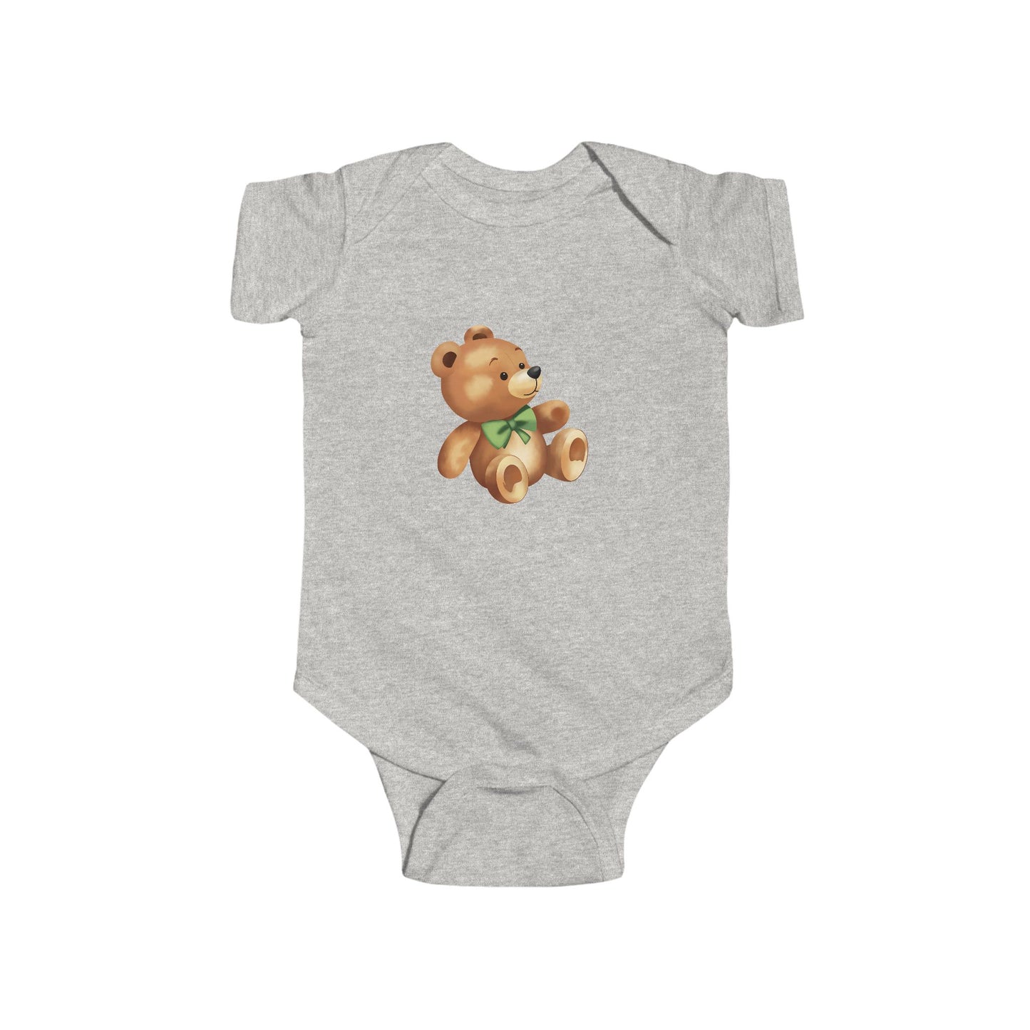 Adorable Teddy Bear Infant Bodysuit, Baby Shower Gift, Cute Baby Outfit, Soft Cotton Onesie, Newborn Clothing, Infant Apparel