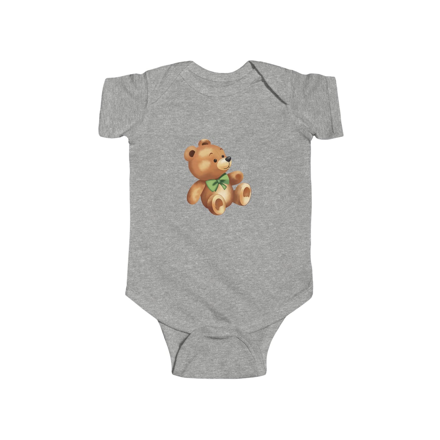 Adorable Teddy Bear Infant Bodysuit, Baby Shower Gift, Cute Baby Outfit, Soft Cotton Onesie, Newborn Clothing, Infant Apparel