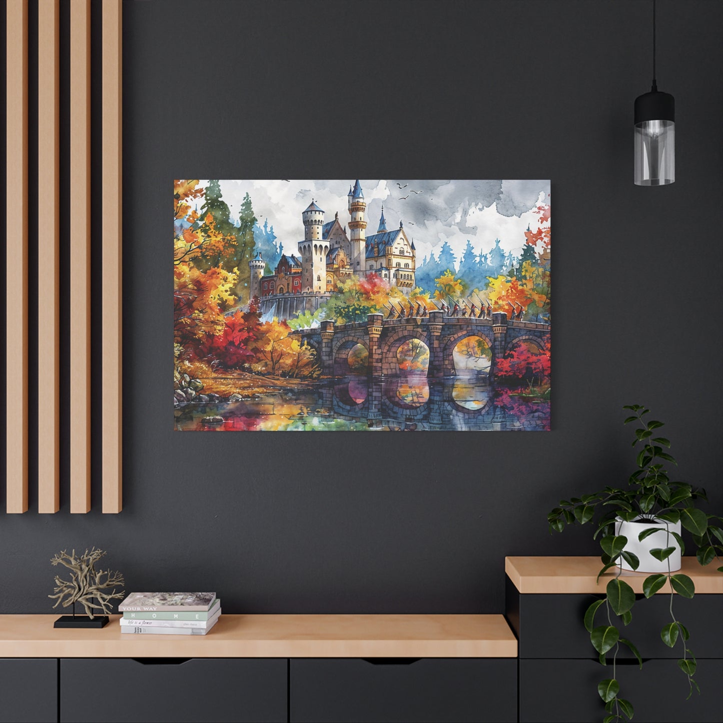 Matte Canvas, Stretched, 1.25" - Castle