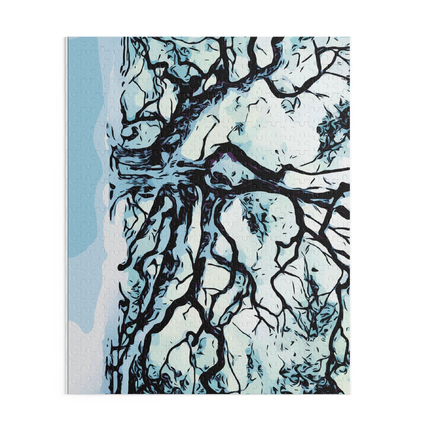 Artistic Tree Puzzle - 120, 252, 500-Piece, Nature Decor, Gift for Puzzle Lovers, Modern Home, Unique Wall Art, Relaxing Activity