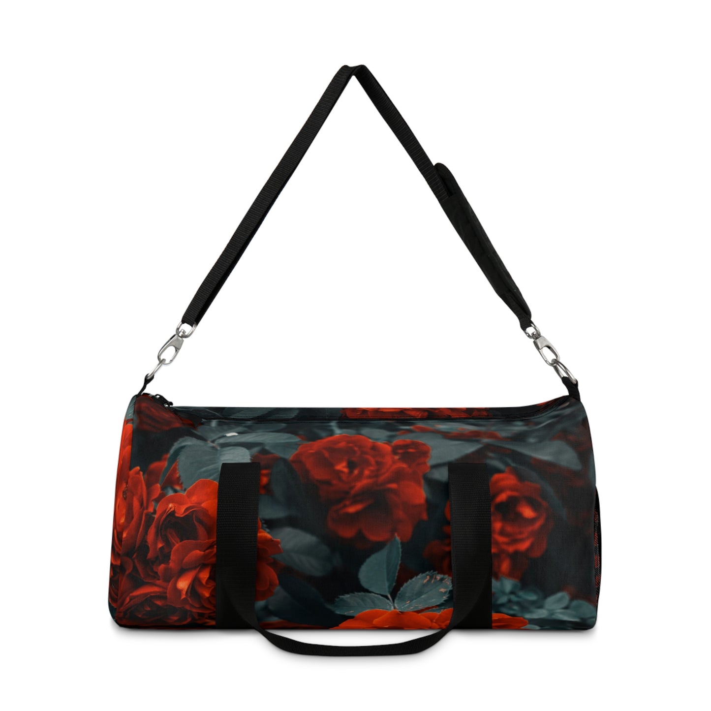 Elegant Floral Duffel Bag, Gym Bag, Travel Luggage