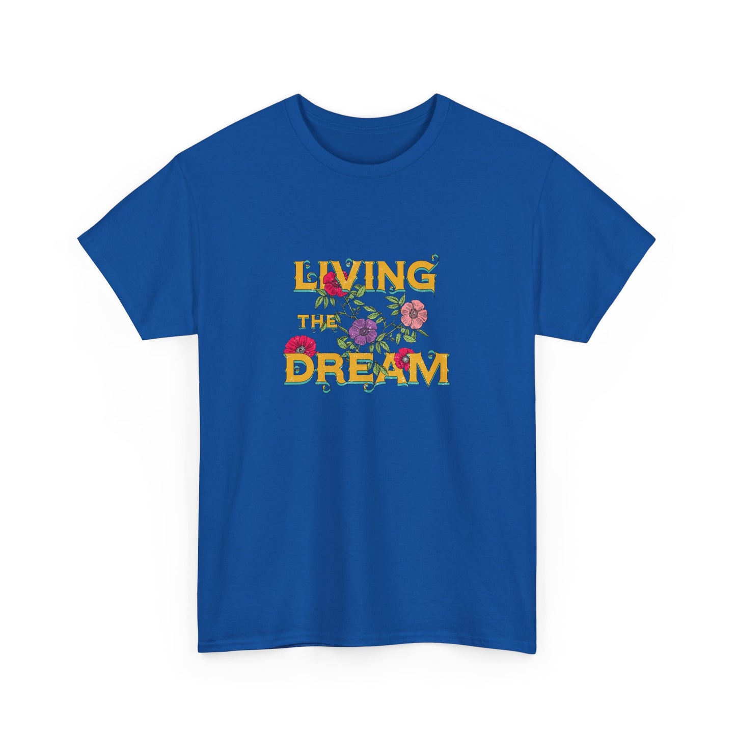 Living the Dream Floral Tee, Unisex Cotton T-Shirt, Inspirational Gift, Casual Everyday Wear, Flower Graphic Shirt, Summer Wardrobe [...]