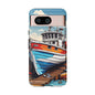 Colorful Fishing Boat Phone Case | Nautical Gift, Marine Design, Coastal Aesthetic, Summer Vibes, Sea Lover's Accessory