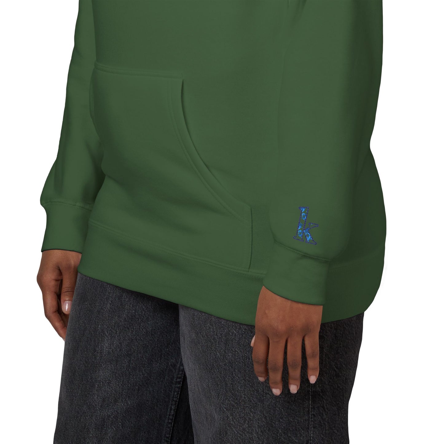 Cozy Floral Monogram Fleece Hoodie for Unisex - Perfect Gift for Birthdays, Valentine’s Day, Casual Wear, Adventure