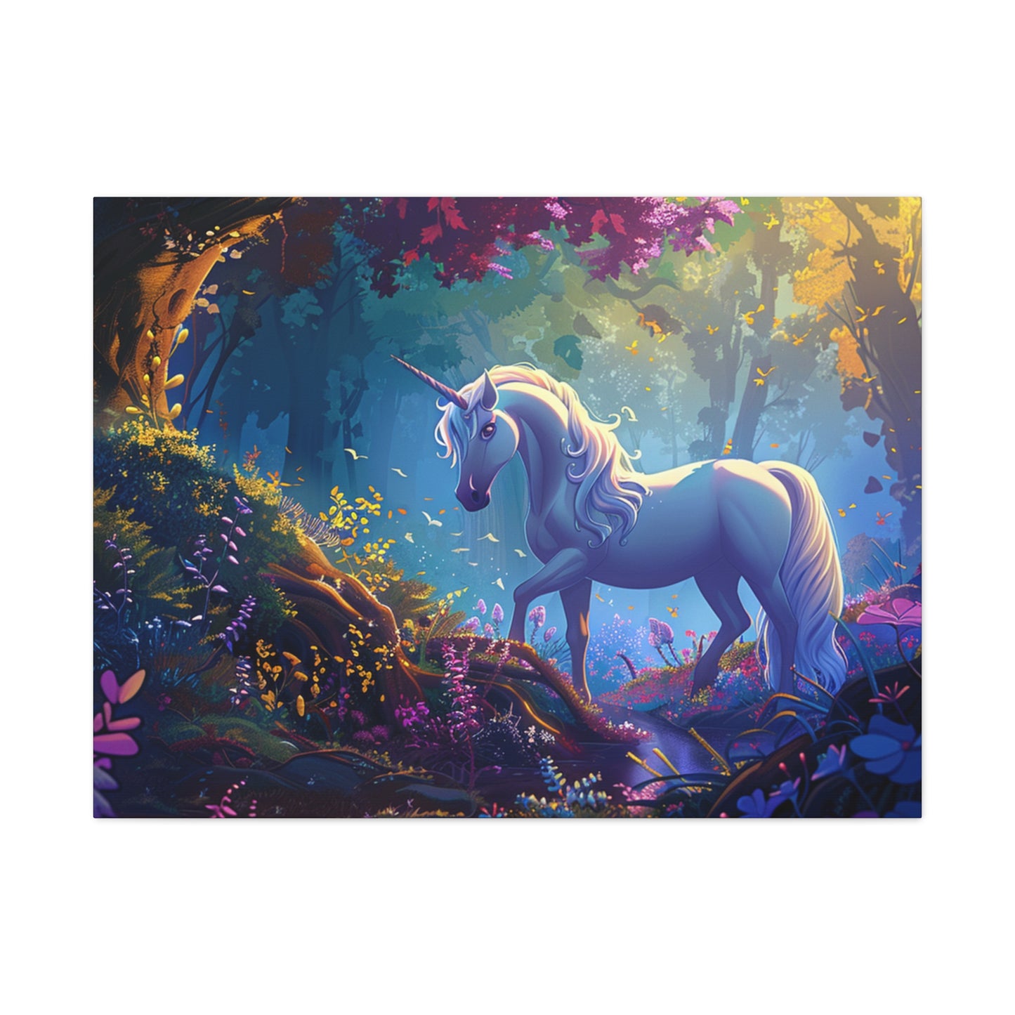 Matte Canvas, Stretched, 1.25" - Unicorn