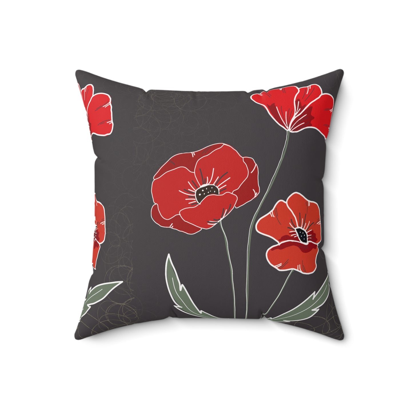 Spun Polyester Square Pillow