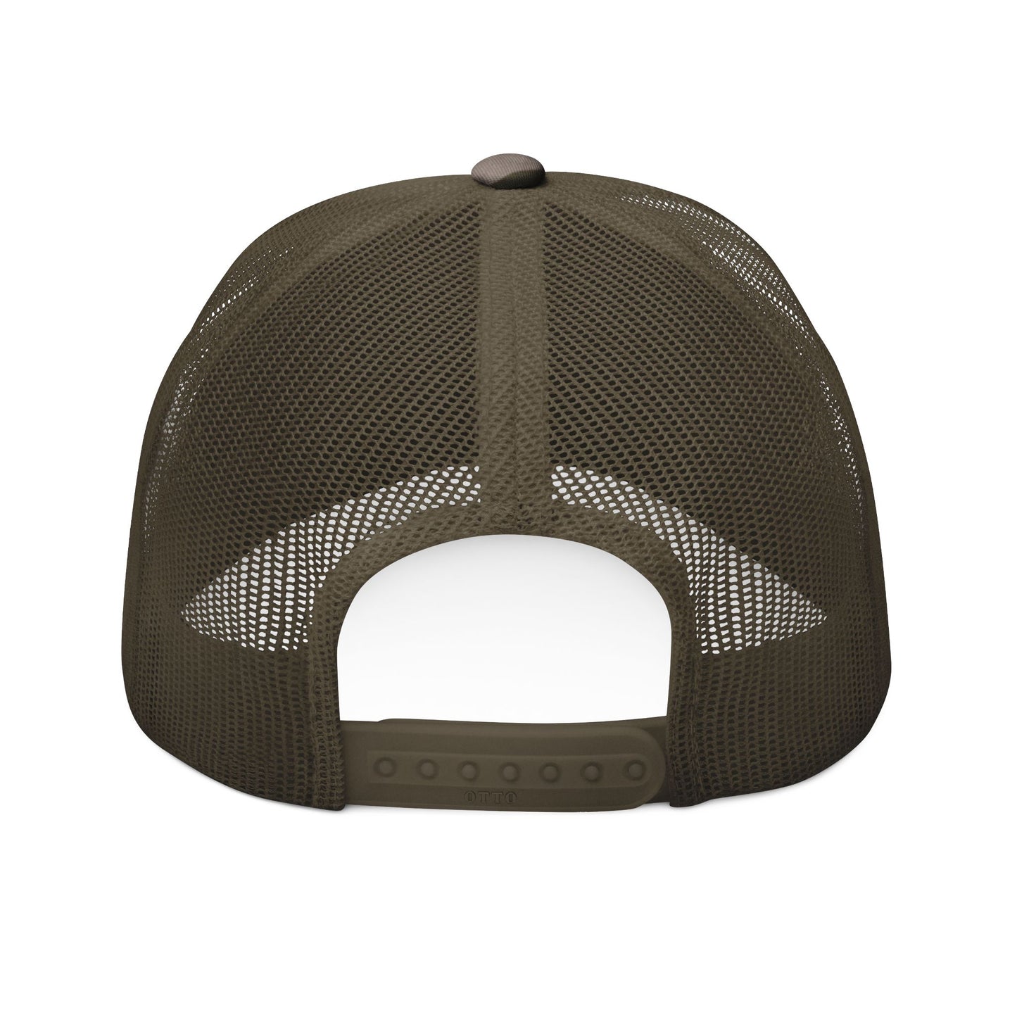 Camouflage Trucker Hat — "On the Hunt" Embroidered Hunting Cap