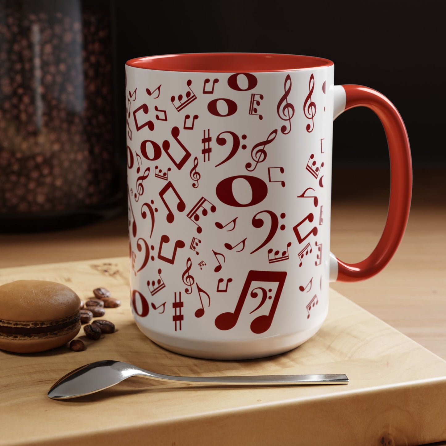 Musical Accent Mug - Perfect for Music Lovers, Gifts for Musicians, Coffee Lover's Essential, Singing Inspiration, Music-Themed [...]
