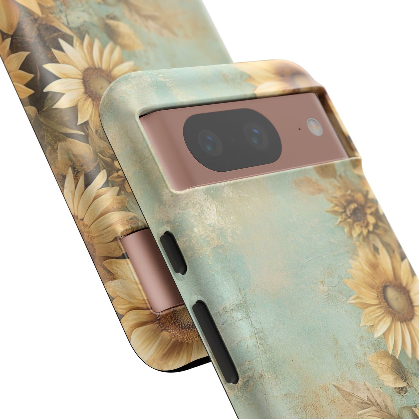 Sunflower Phone Case, Tough Shell Floral Cover, Nature Inspired Gift, Durable Protective Case, Perfect for Spring and Summer