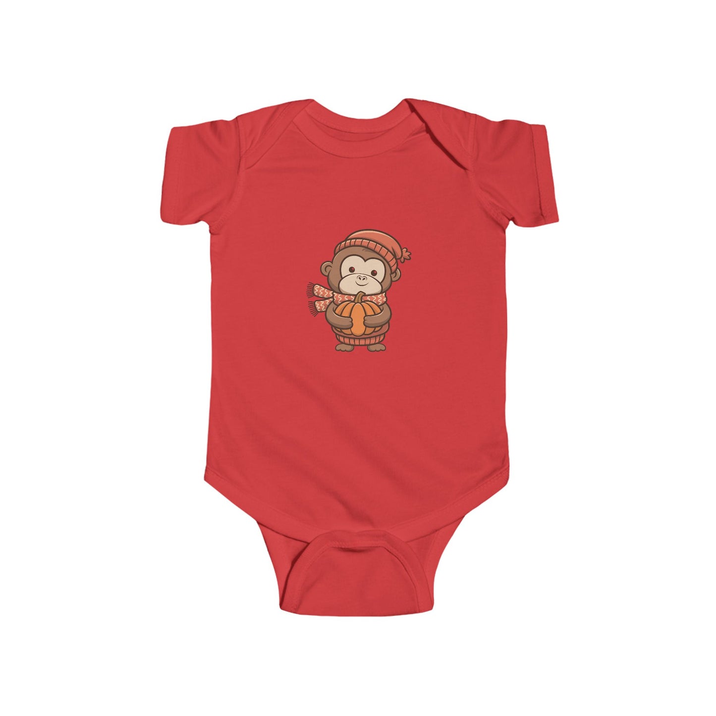 Infant Fine Jersey Bodysuit Monkey