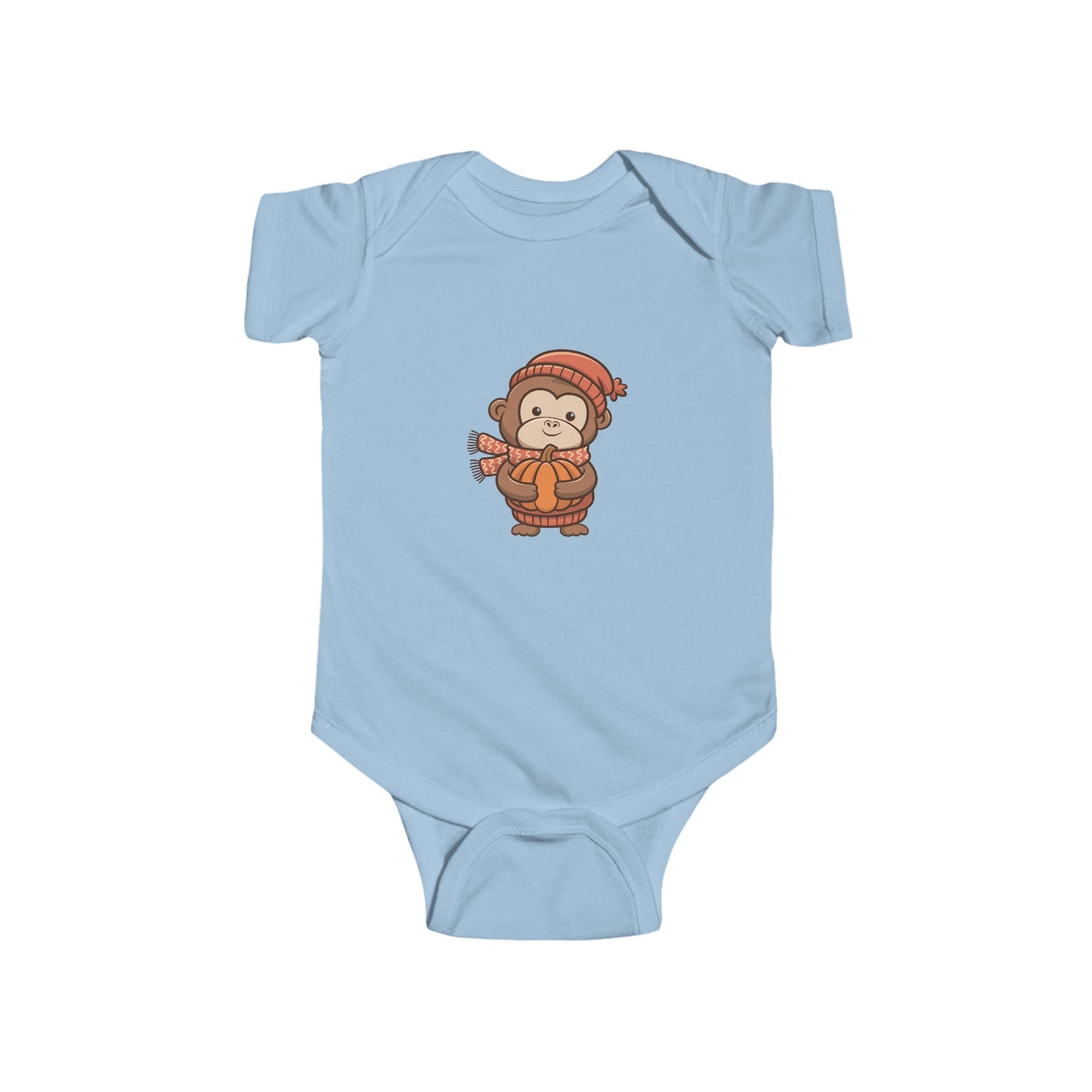 Infant Fine Jersey Bodysuit Monkey